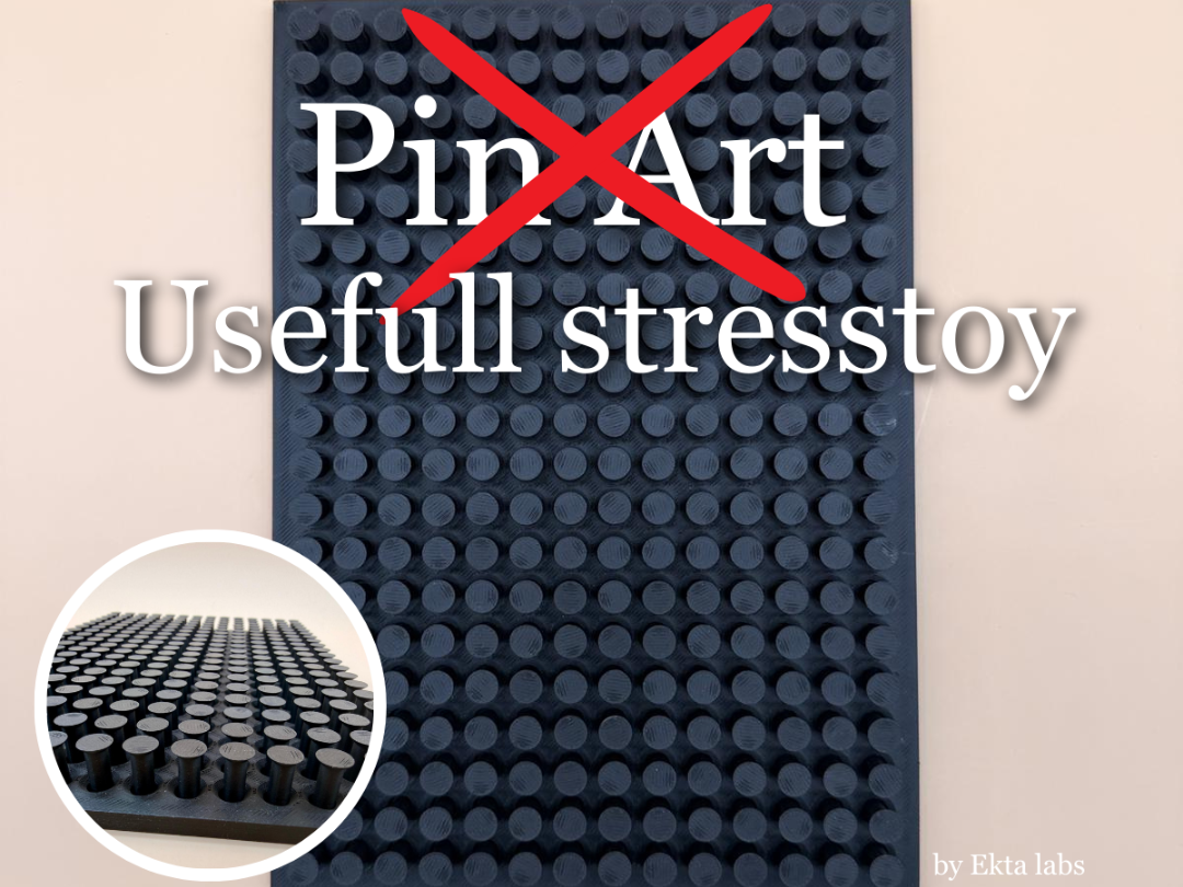 Pin Art -Failed Prototype turned usefull stresstoy