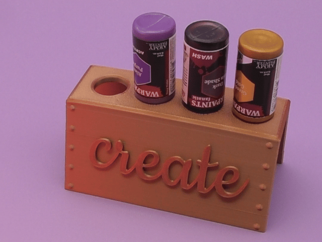 paint bottle stand modelmaking