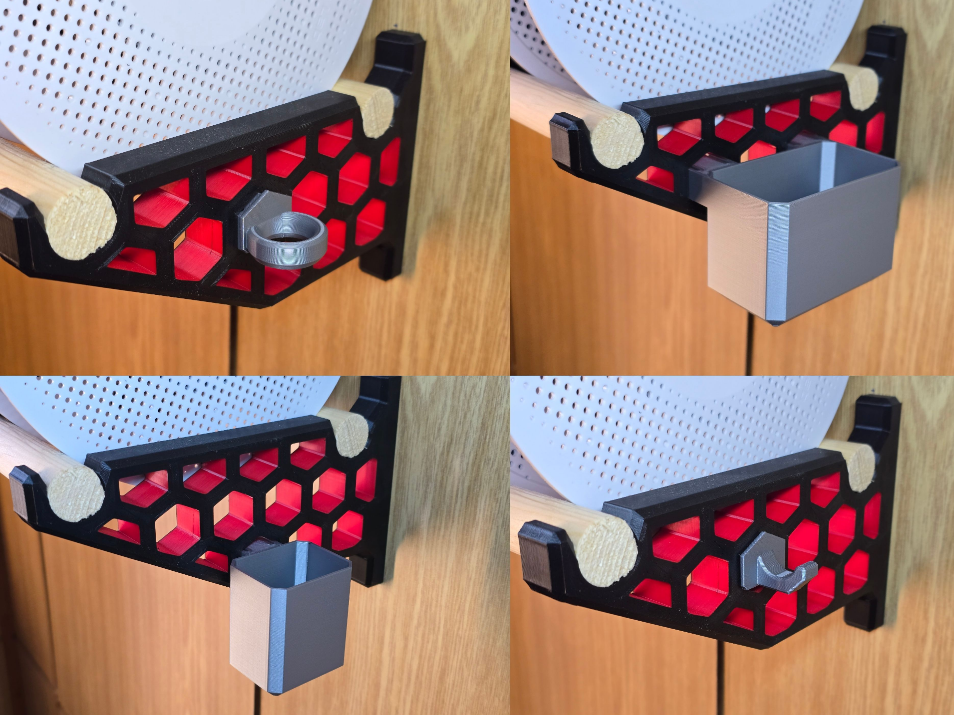 Filament spool shelf accessoriers