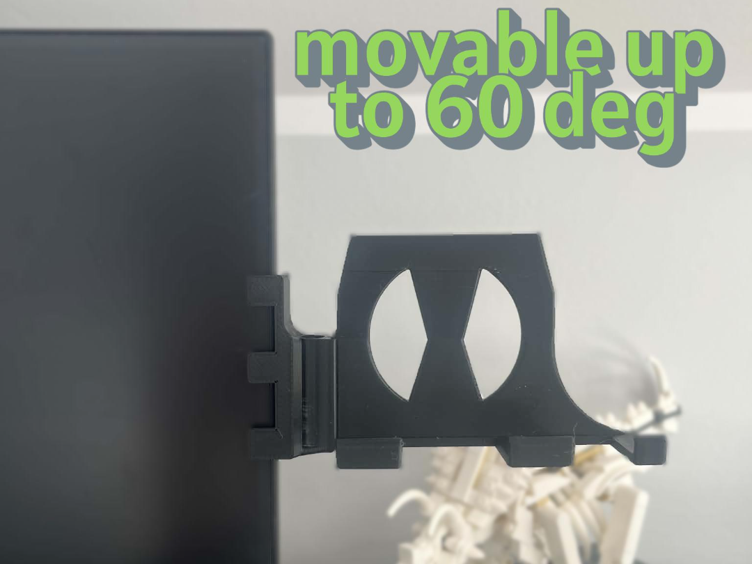 Monitor Phone Holder stand moveable up to 60deg