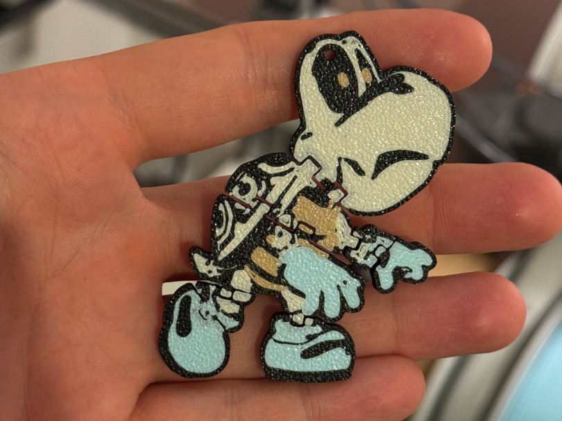 Dry Bones Keychain – Flexible or Solid