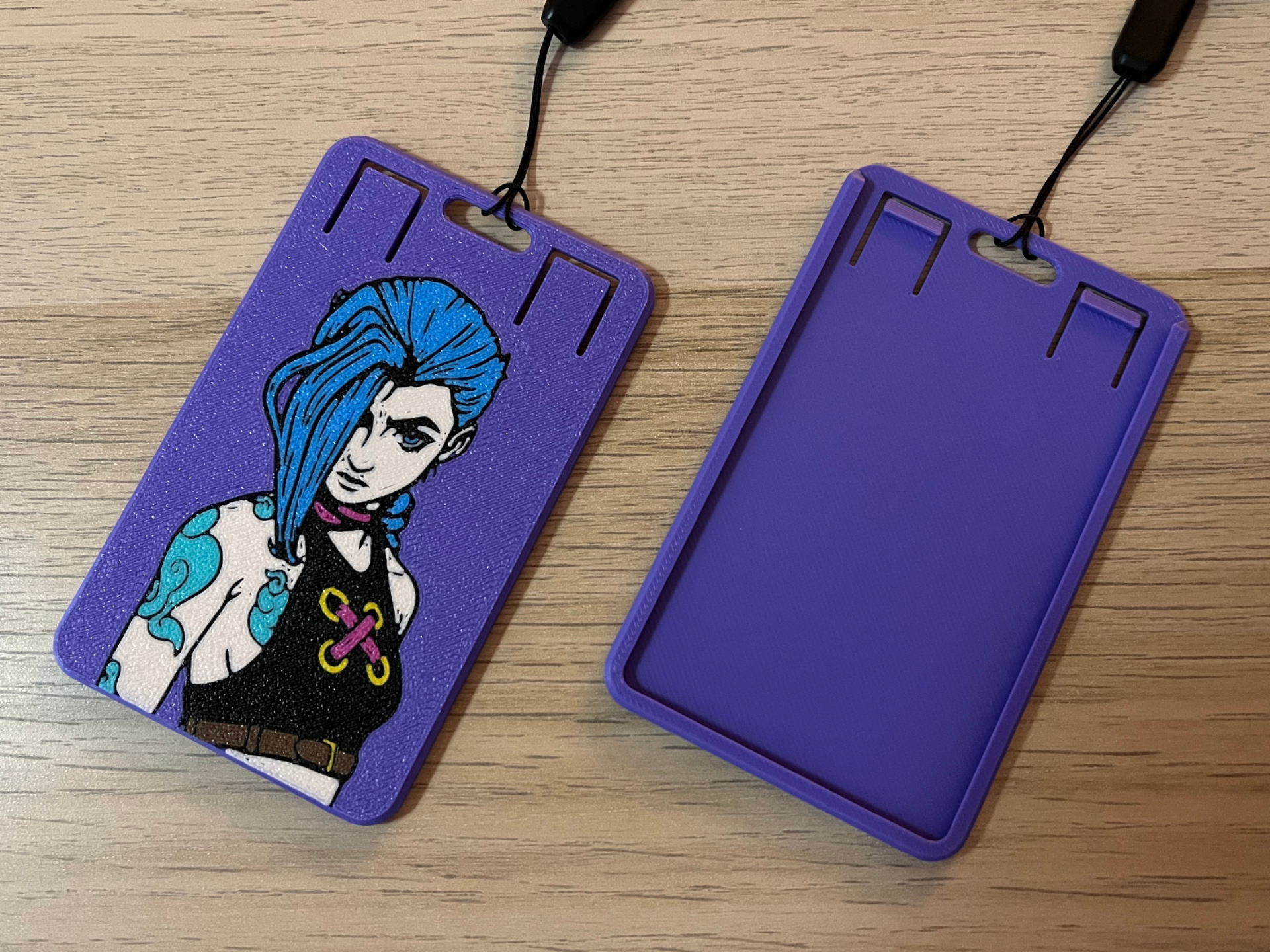 Jinx (Arcane) themed ID Card / Badgeholder