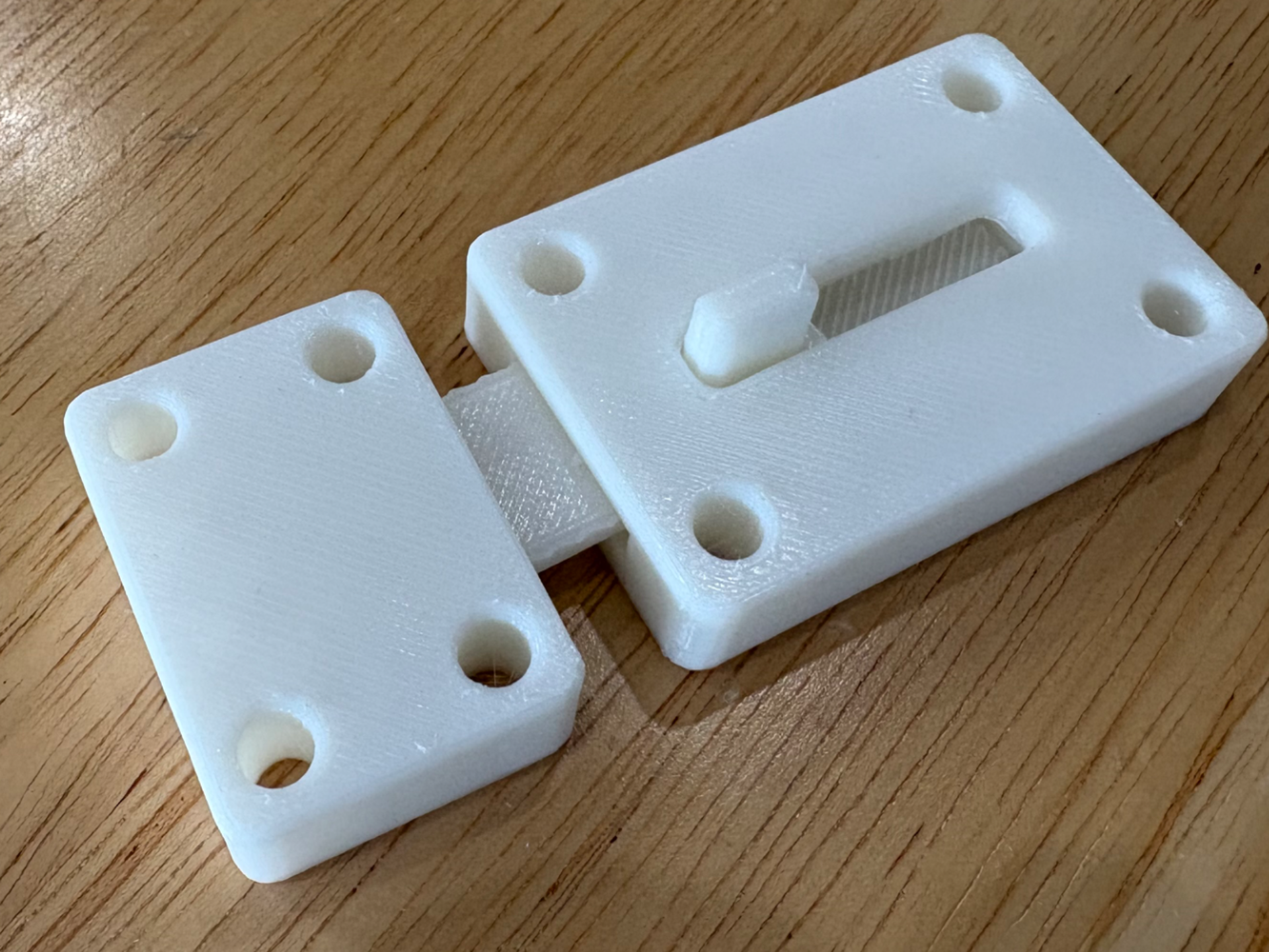 Print-in-Place Slide Lock