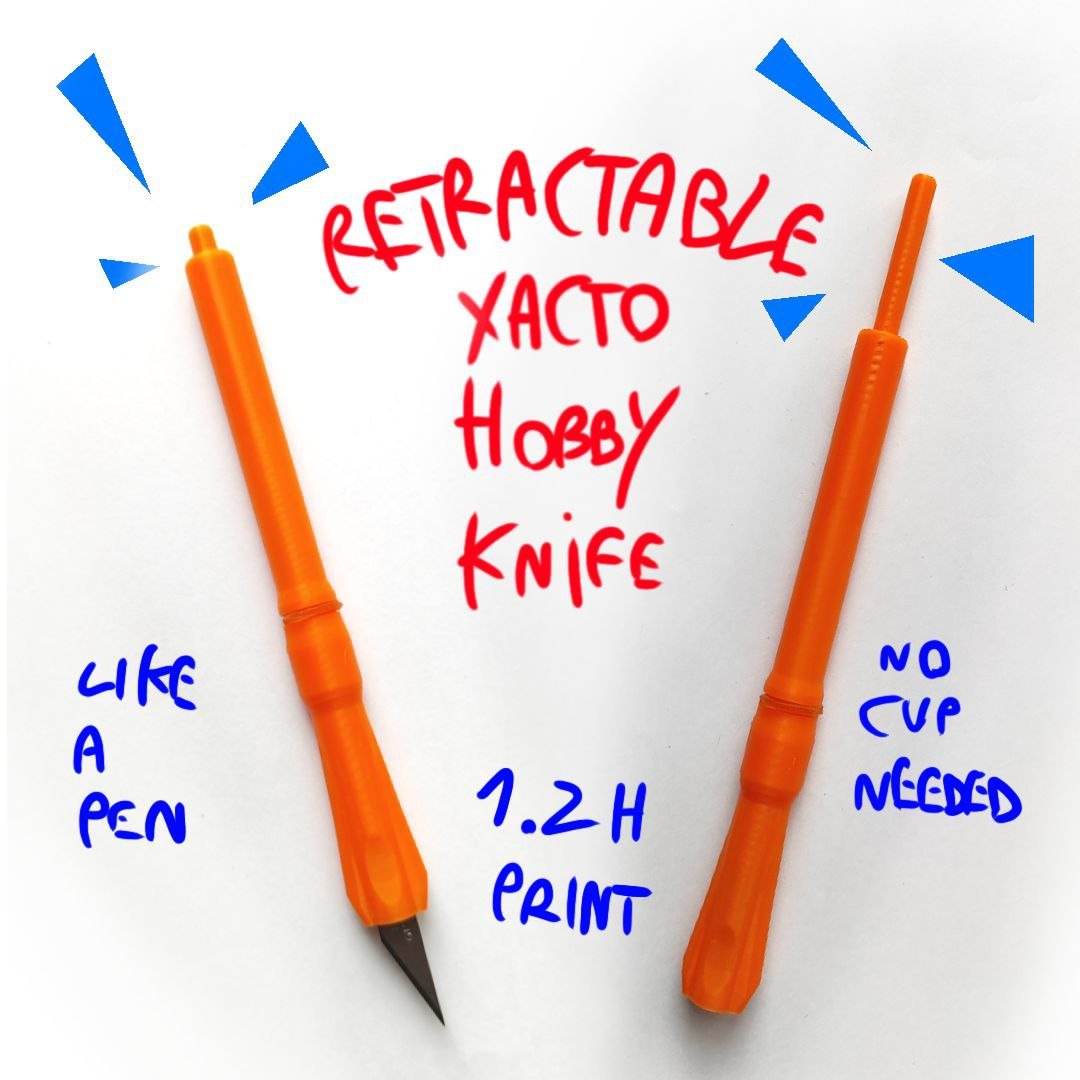 X-Acto retractable knife handle