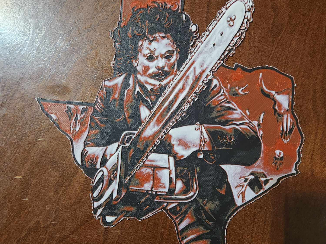 Leatherface hueforge art