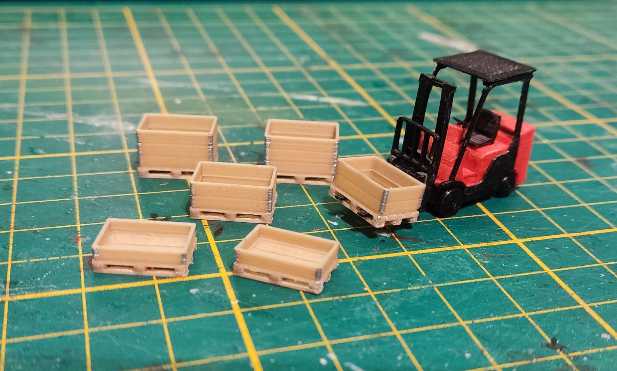 H0 1:87 scale Europallet edges