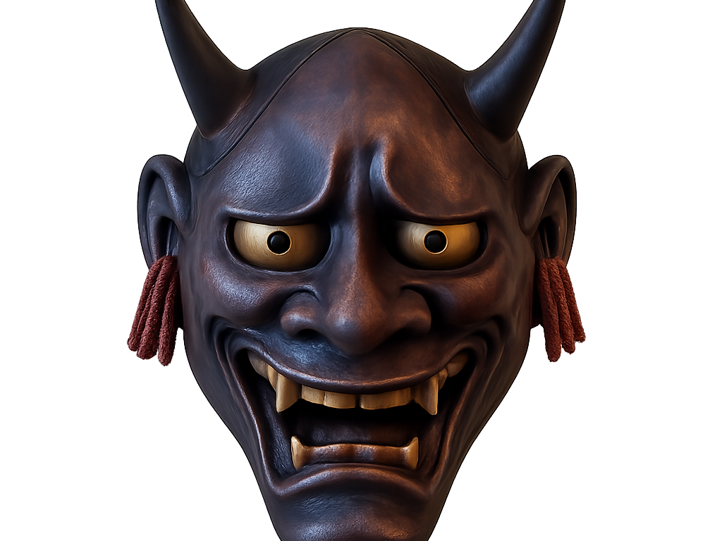 Japanese Hannya mask