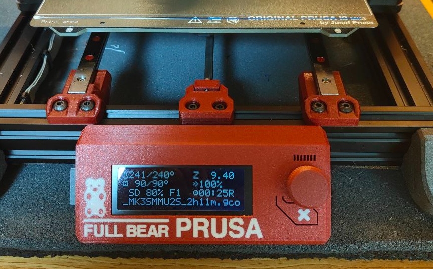 LCD Cover Prusa Bear