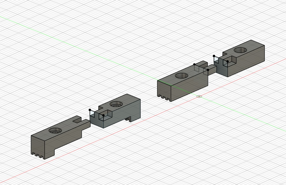 Bambu Lab X1C Belt Clamp short Version