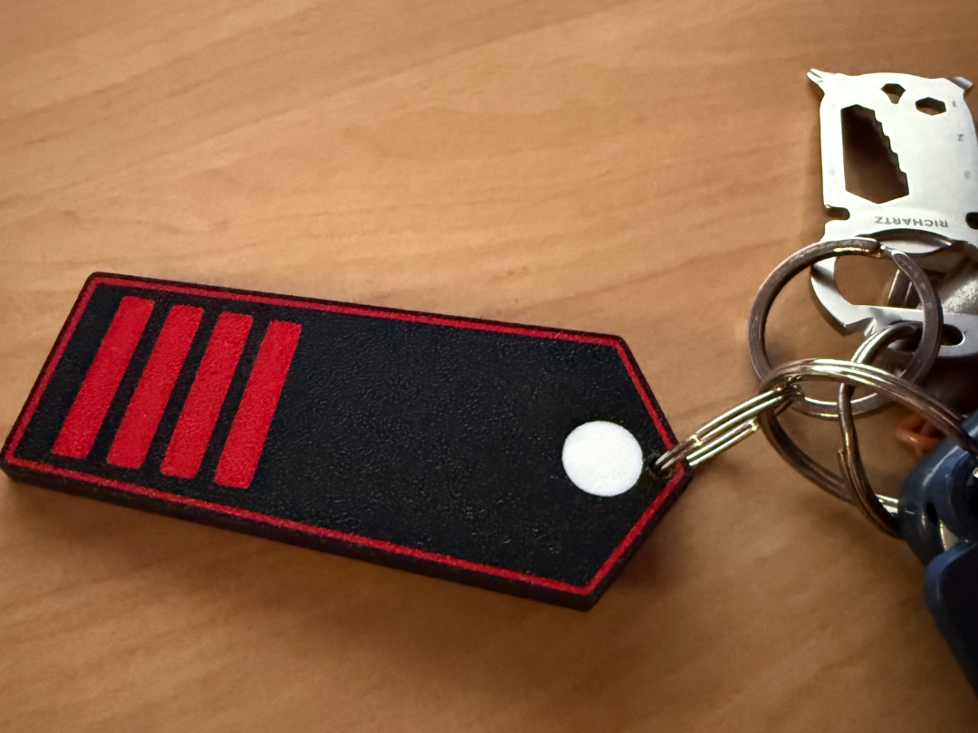 Schlüsselanhänger Unterbrandmeister Feuerwehr