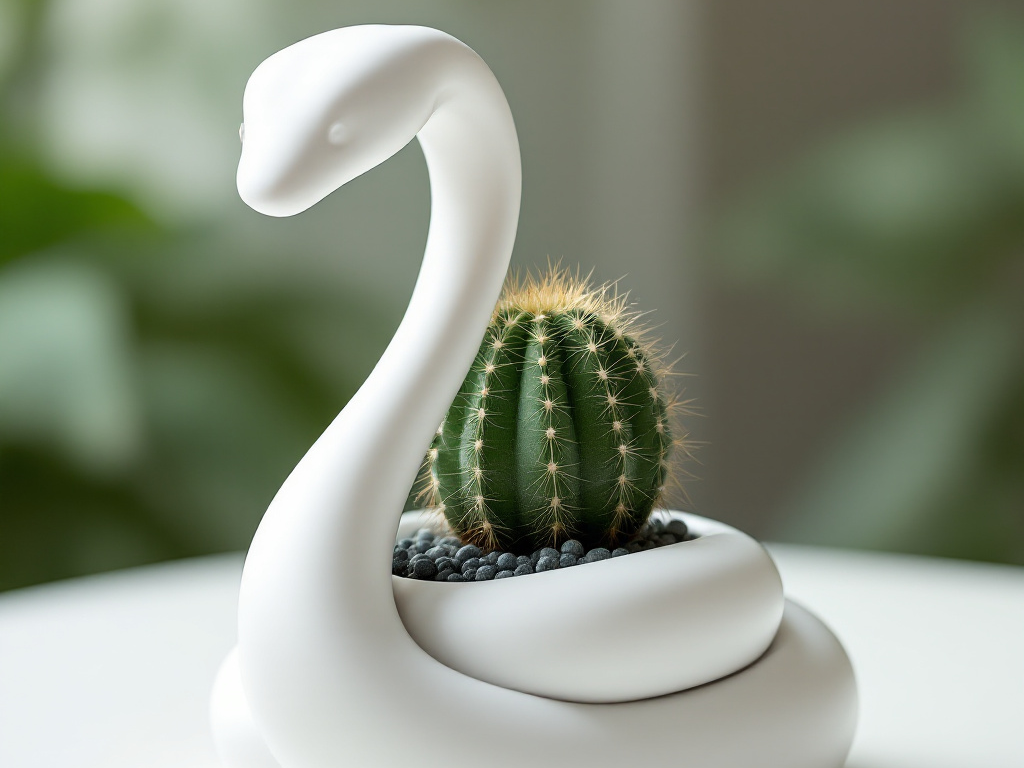Snake Flower Pot – Unique Vase & Decor