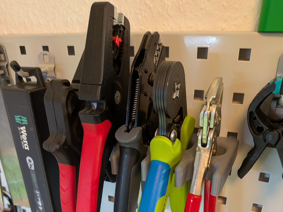Pegboard Lochwand Pliers Holder Güde 38mm 10x10
