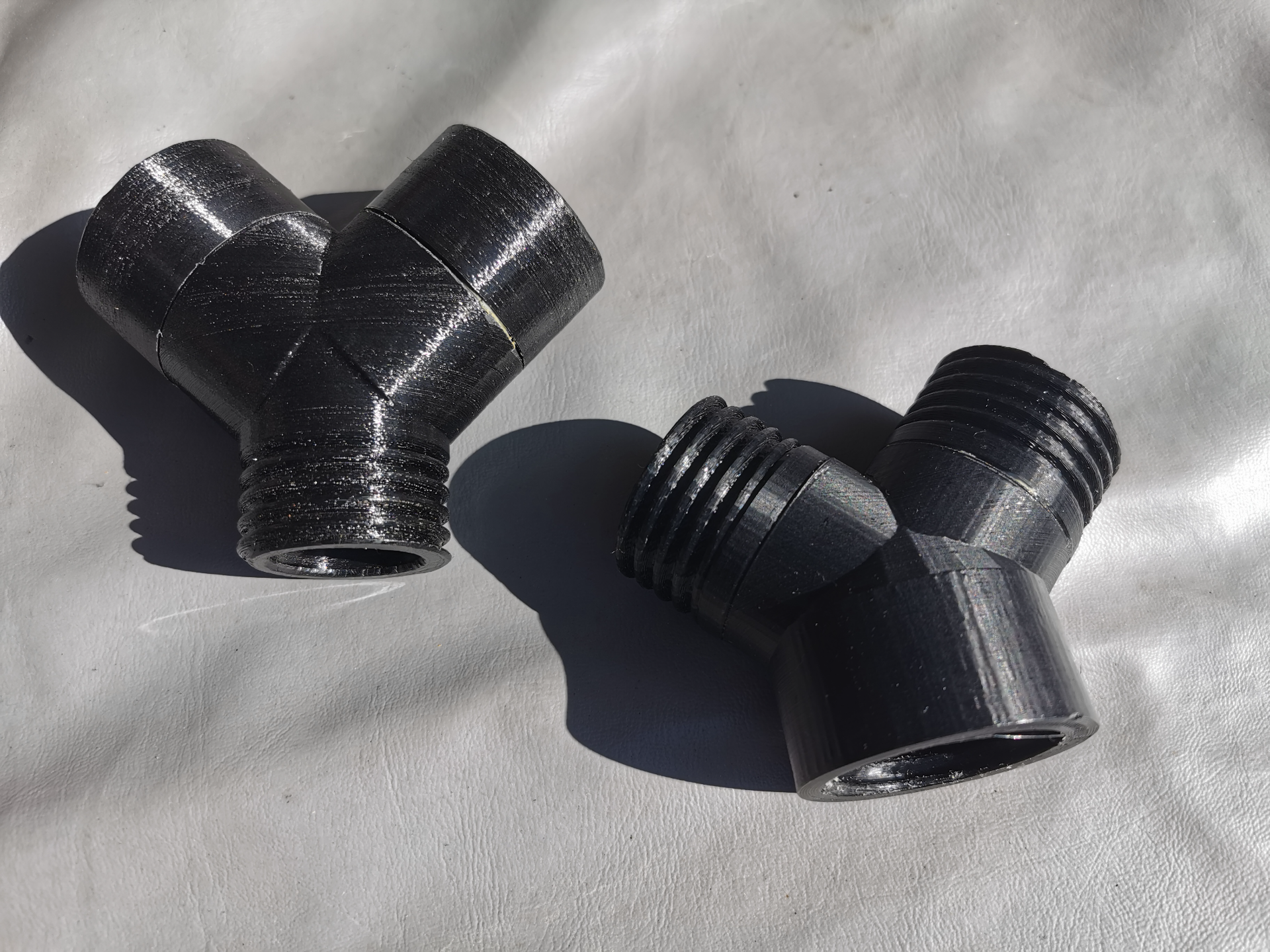 RD40 Y adapter gas mask hose
