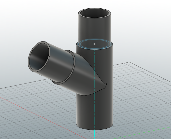 Y Split Adapter for 50 - 52 Diameter Tube