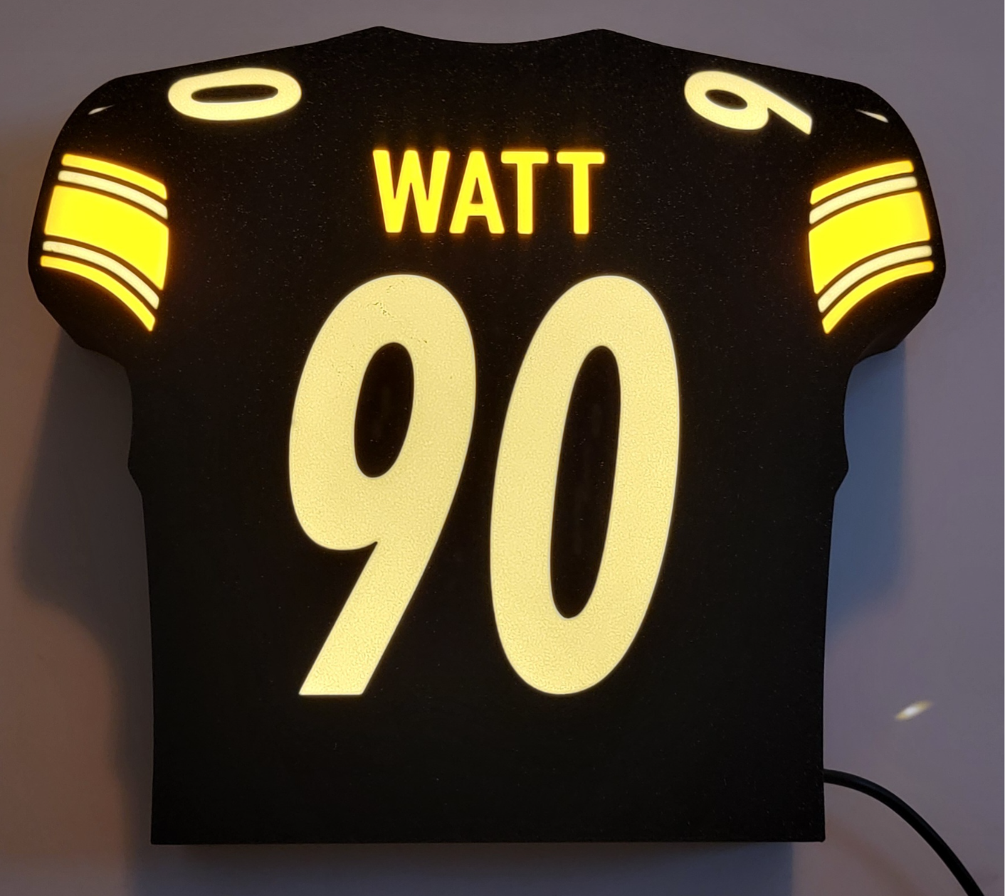 TJ Watt Jersey LED Lightbox