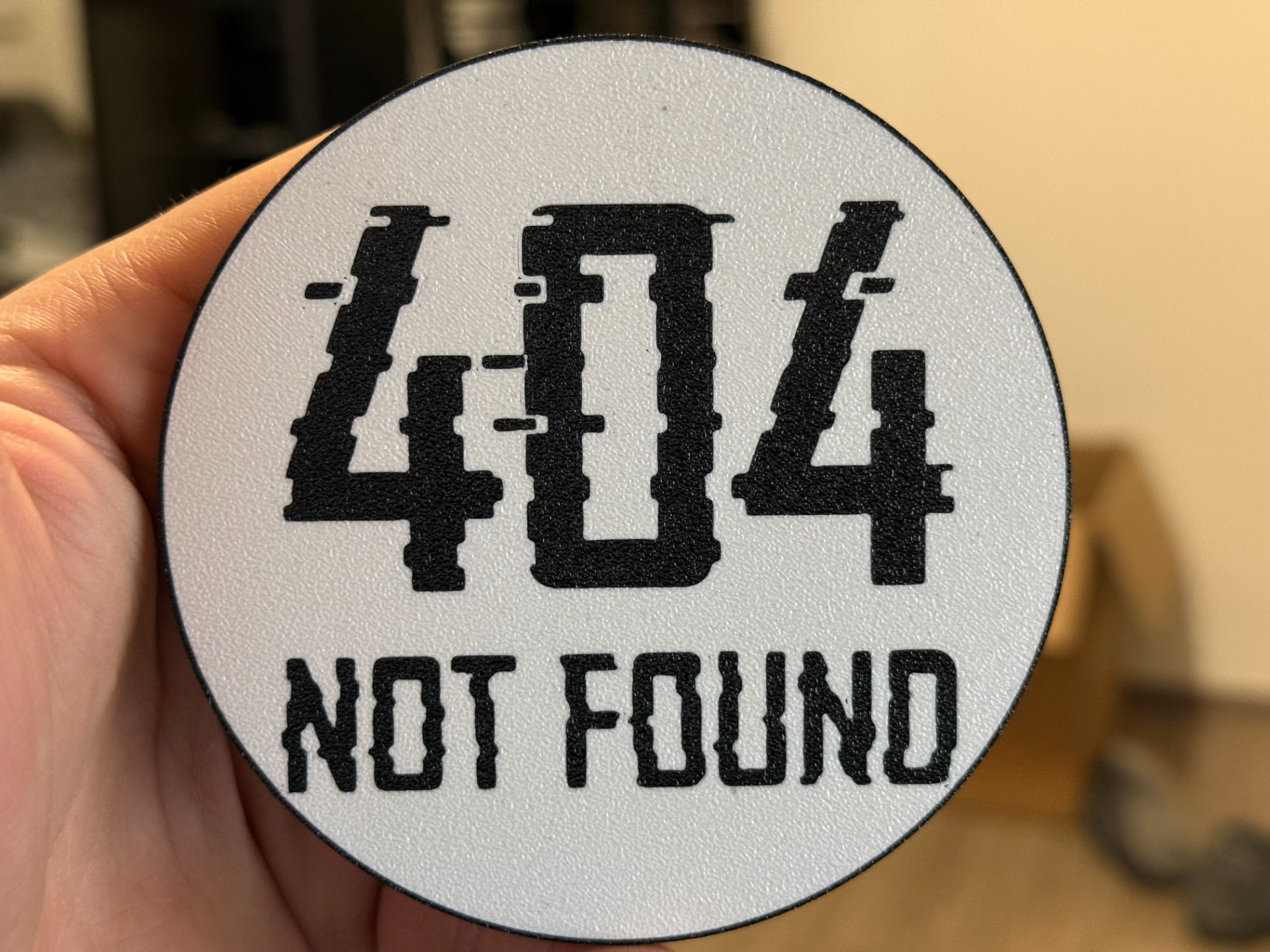 404 Not Found coaster