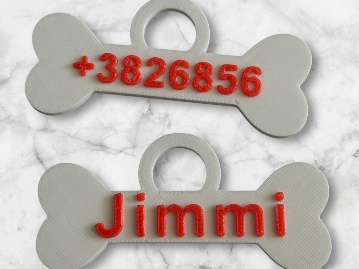 PERSONALIZED DOG KEYCHAIN
