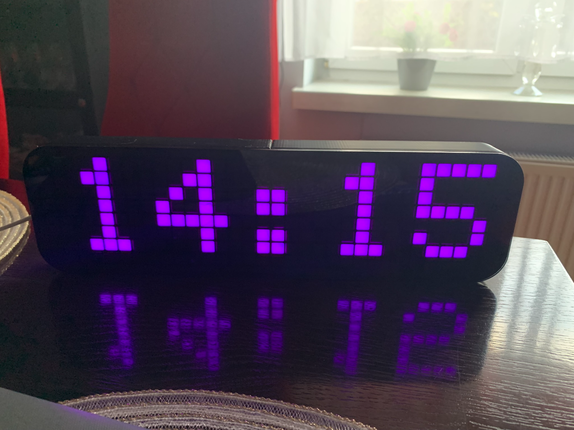 Lovely pixelscreen 8x32 RGB WS2812B WEMOS D1 WLED