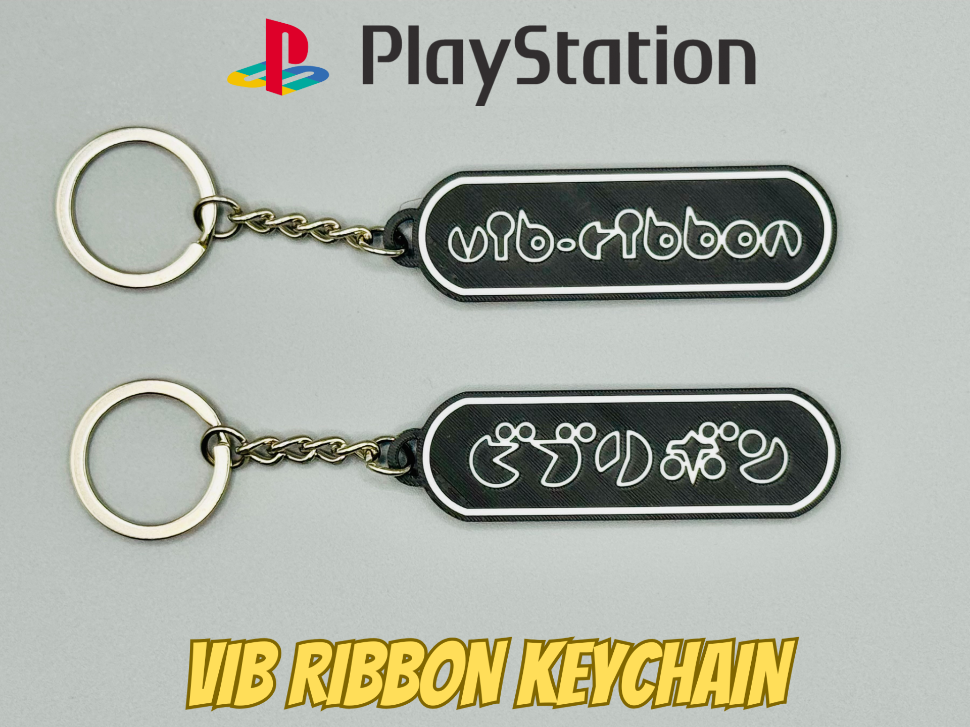 Vib Ribbon Keychain