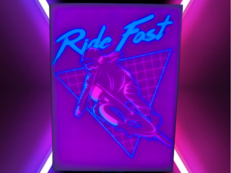 Ride Fast - Lithophane