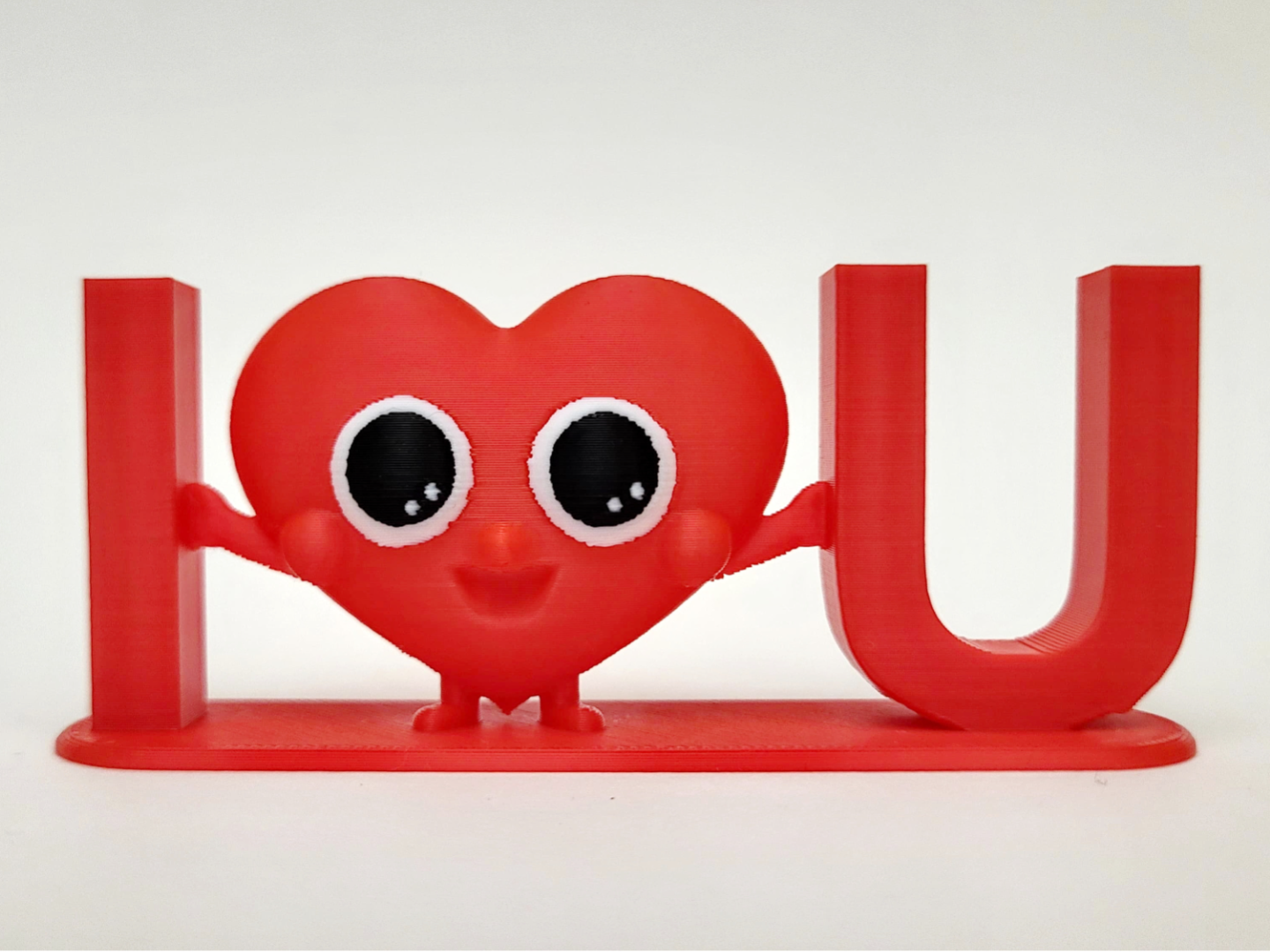 Valentine's Day cute little I LOVE YOU mascot