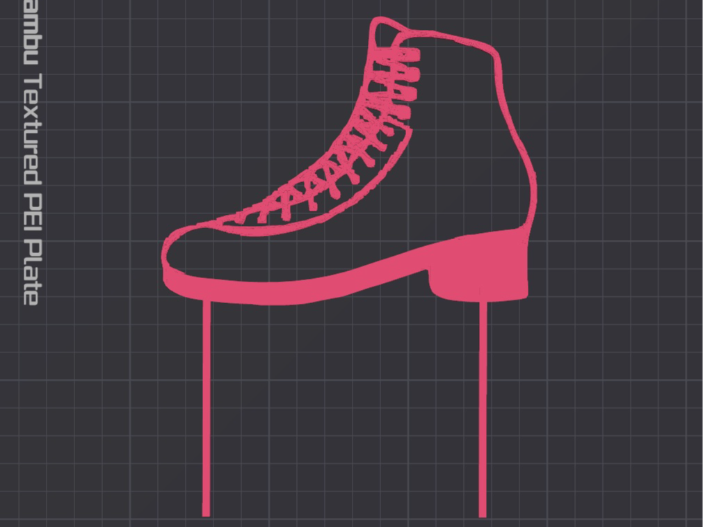 Dance majorettes shoe Caketop