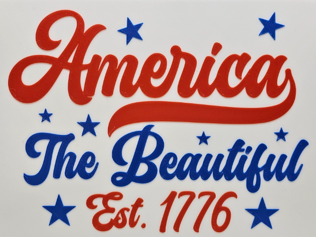 America The Beautiful Est. 1776