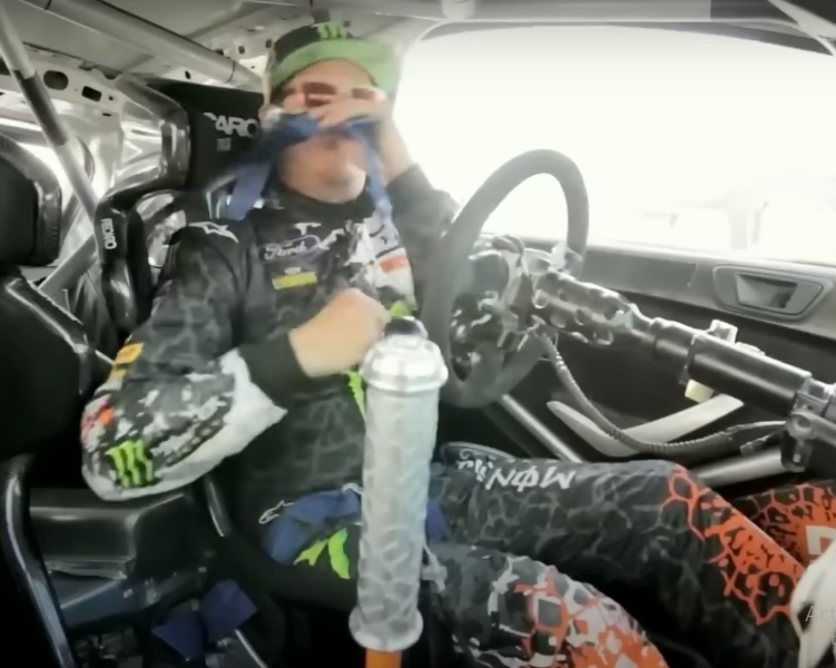 ken block gymkhana 5/6 inspired handbrake handle