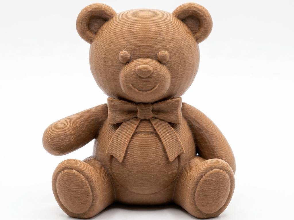 Cute Sitting Bear – Standard and Flat Back Version