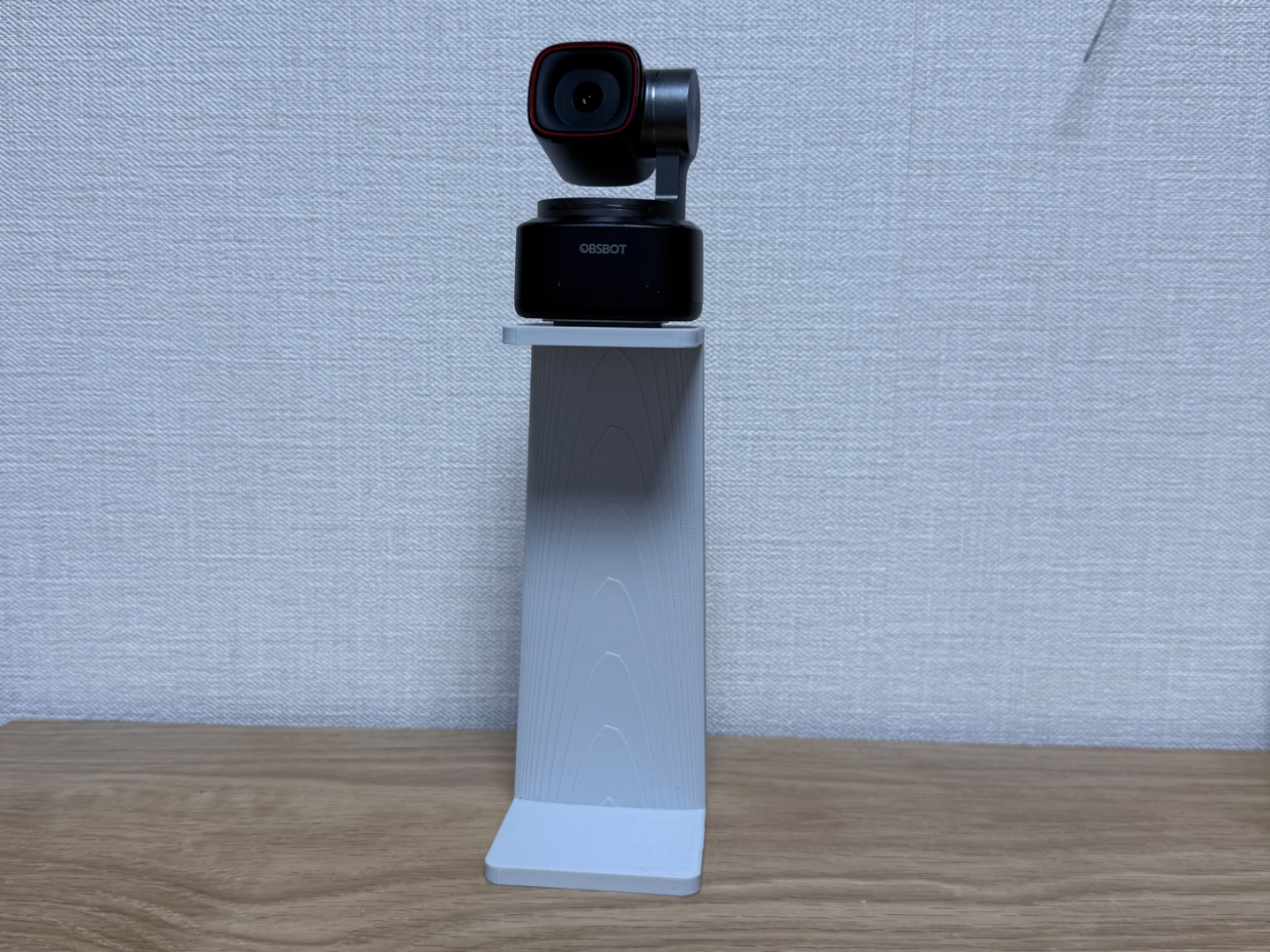 web camera stand with magnet holes