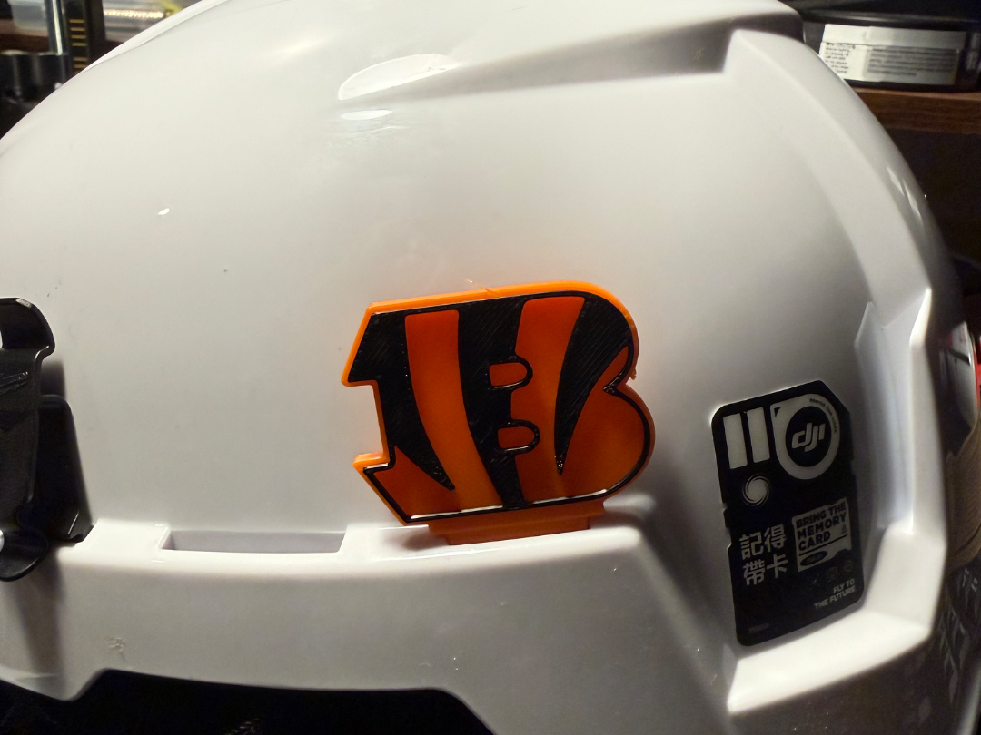Bengals helmet hardhat clip
