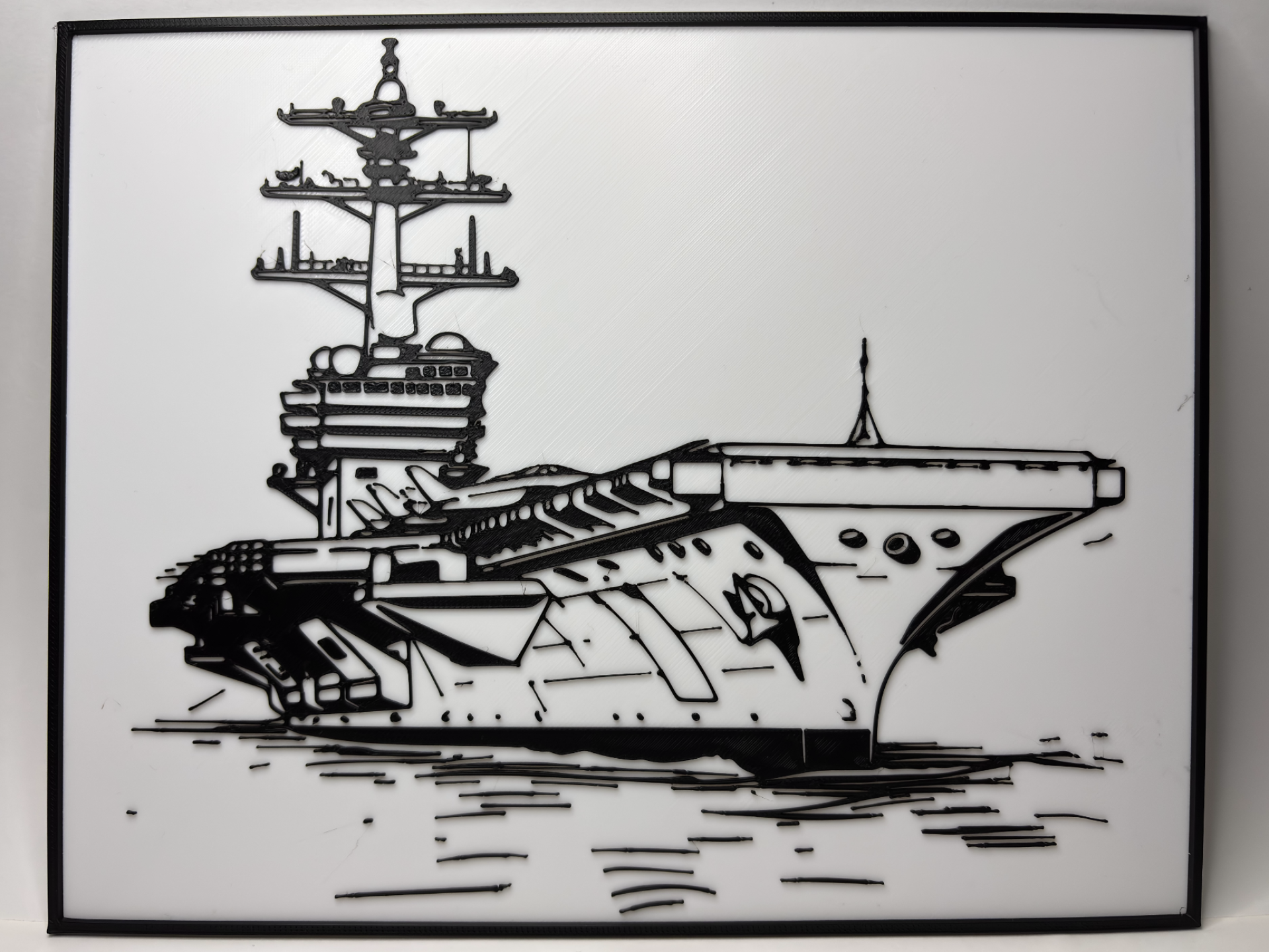 Aircraft Carrier - Illustration - Poster