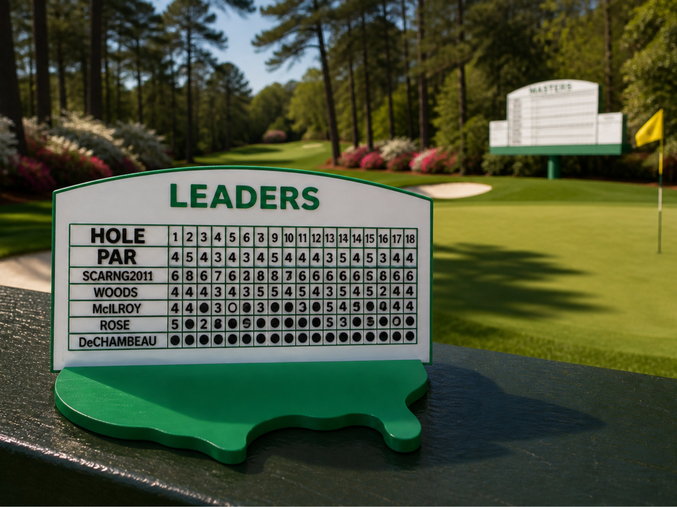 The Masters Fantasy Leaderboard