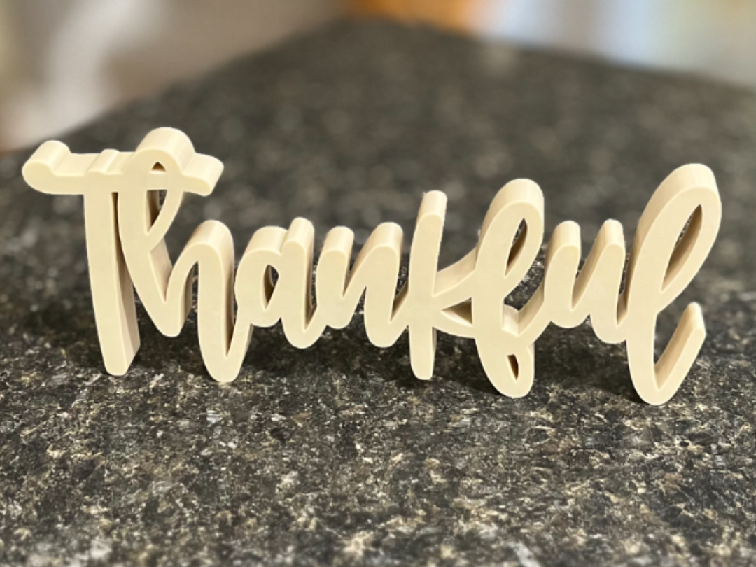 Thankful sign