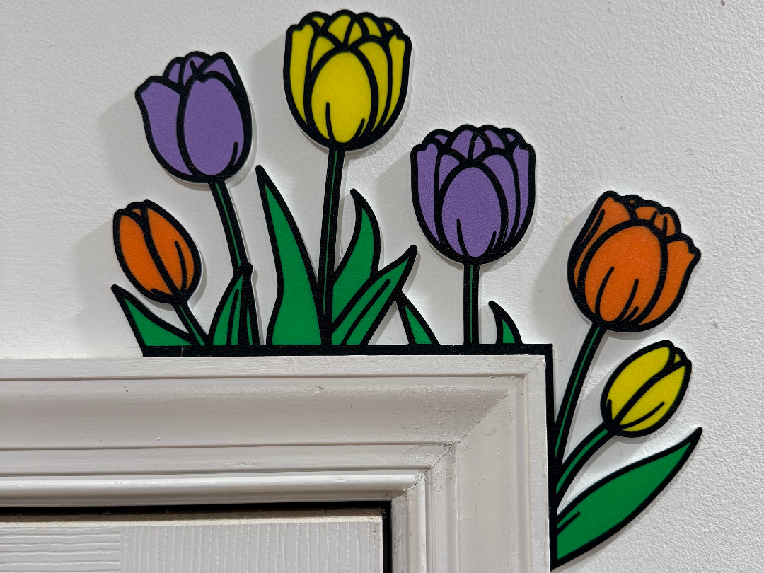 Sprint Tulips Door Topper