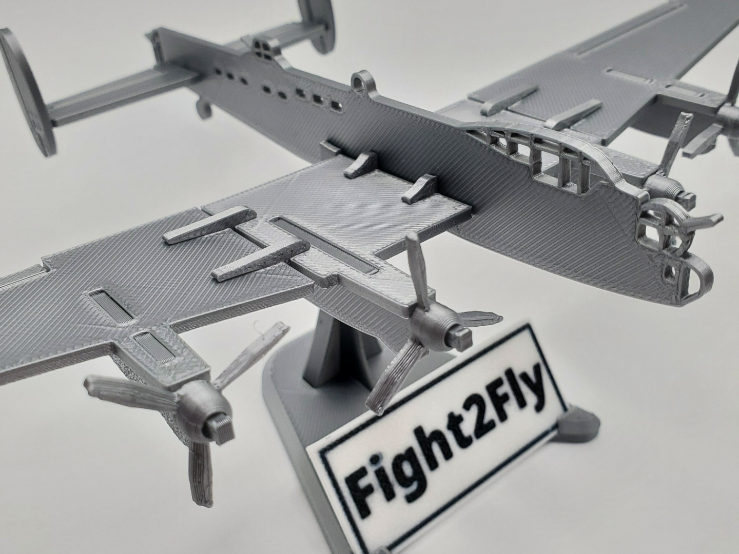 Avro Lancaster RAF WWII Bomber Model Plane Kit