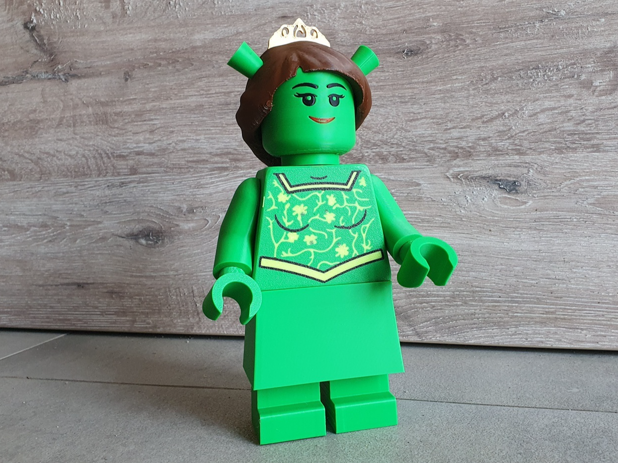 Brick man Fiona(Shrek) 20cm