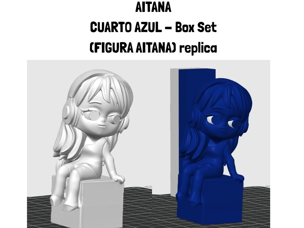 Aitana Figura Cuarto Azul Box Set