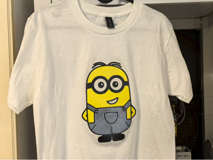 【3D Printing on T-shirts】Minions