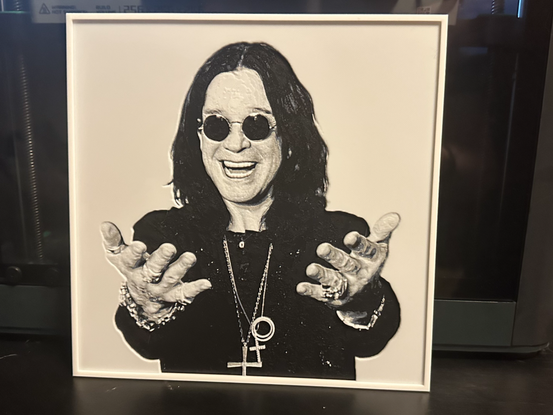 Ozzy Osbourne Portrait Hueforge
