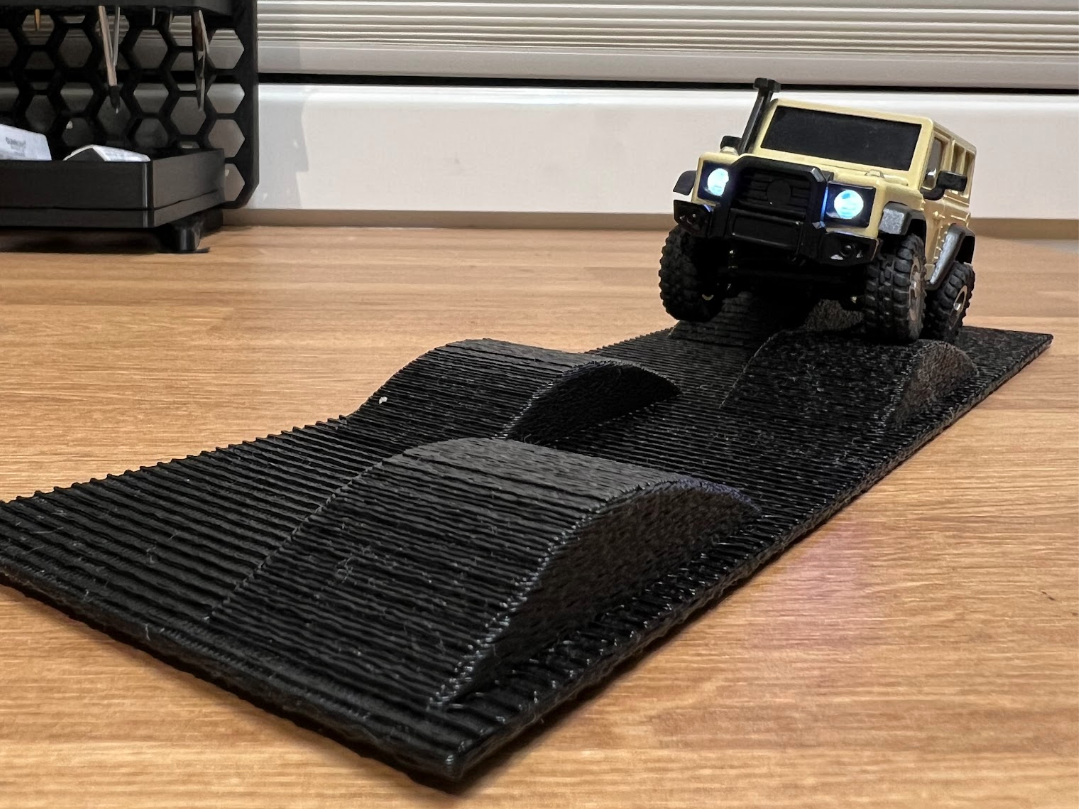 Micro Rock Crawler Park Track Obstacle - Waves