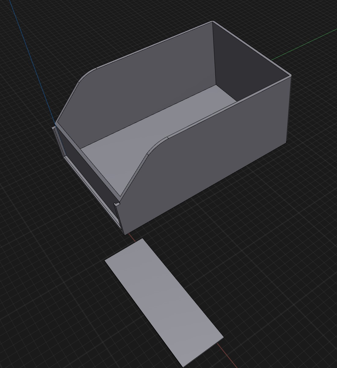 Non stackable storage bins to sit on a shelf