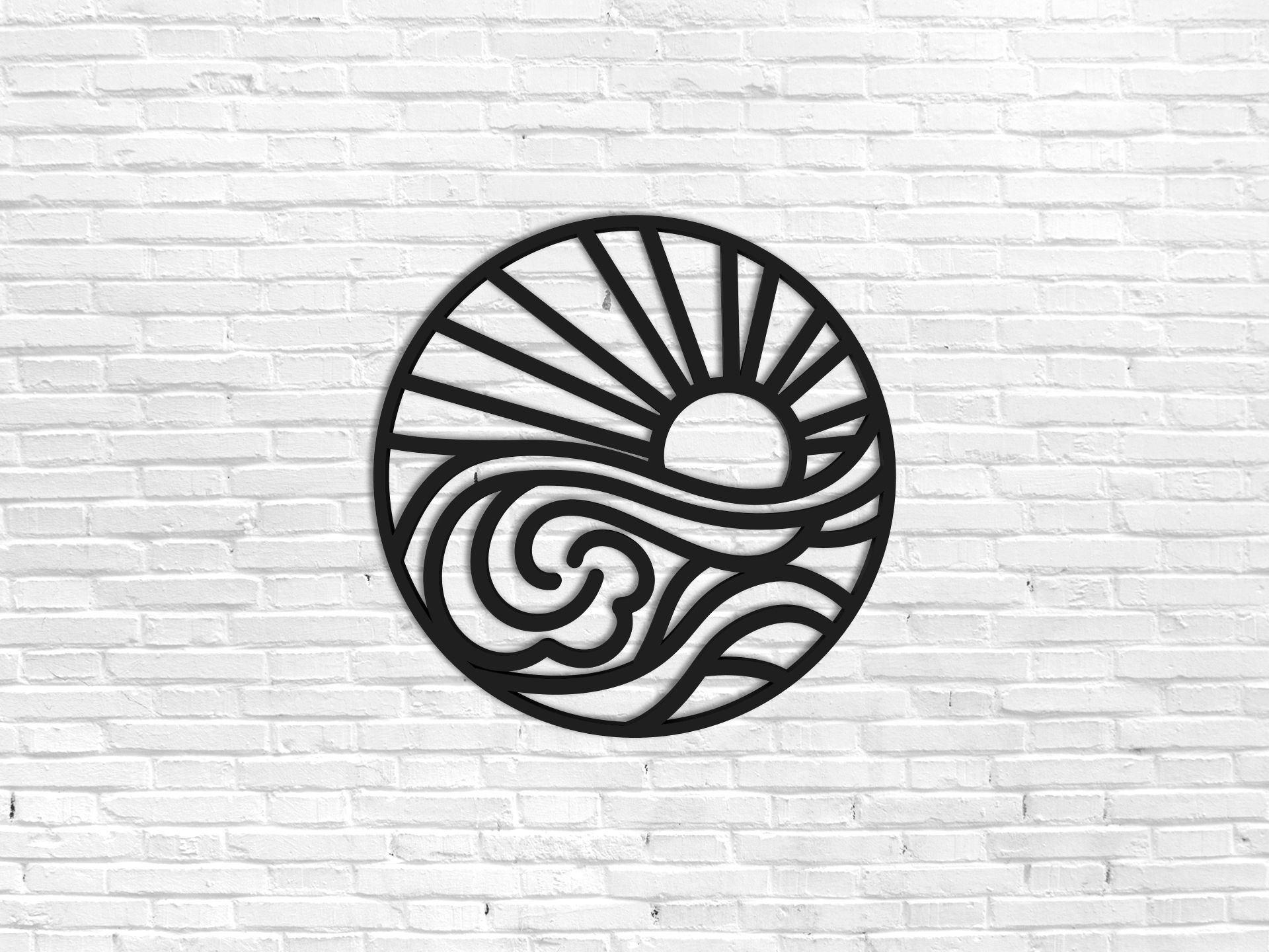 Sunrise wallart