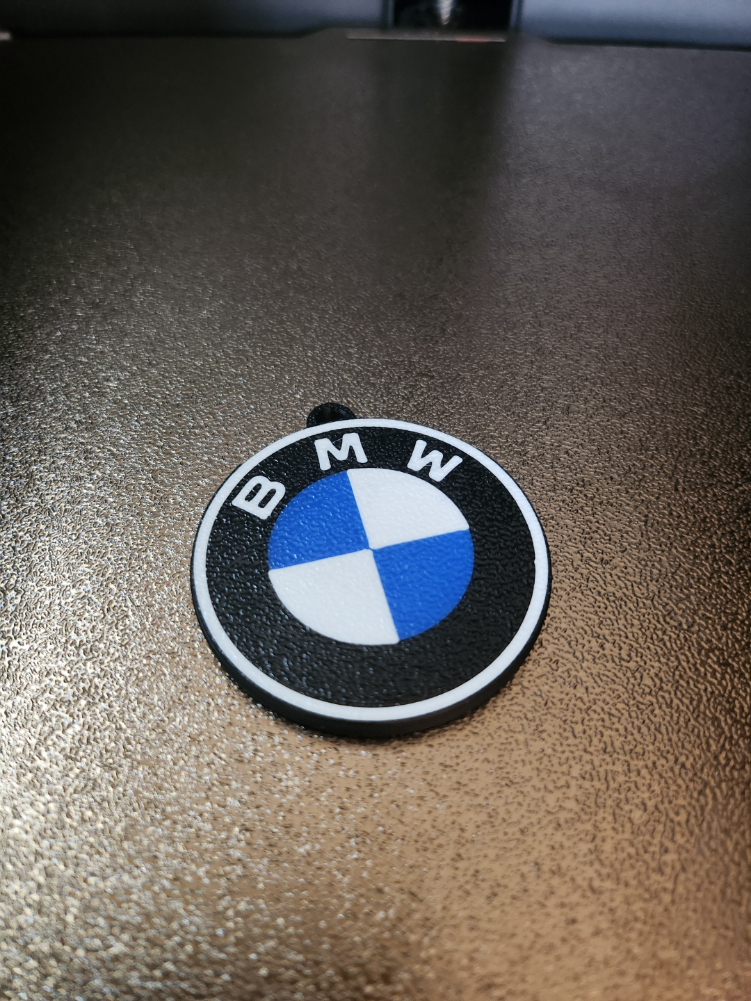 Rounded BMW Keychain