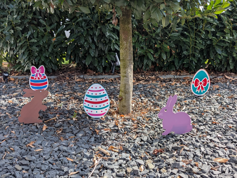 Garten Osterdeko