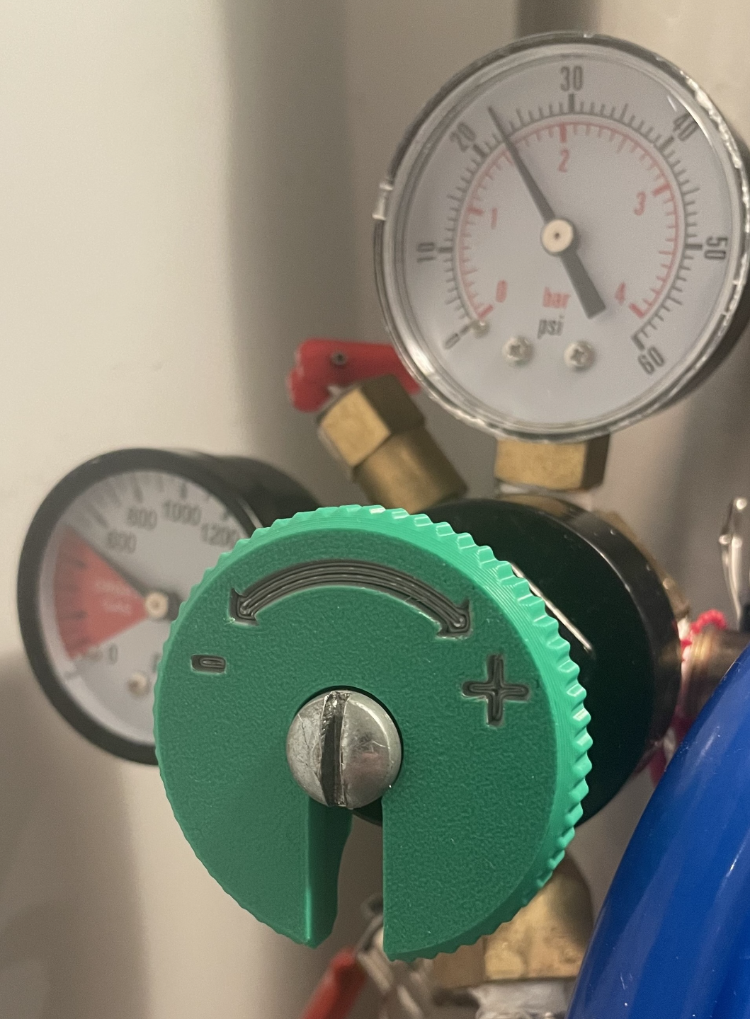CO2 Regulator Bonnet Slide On Knob