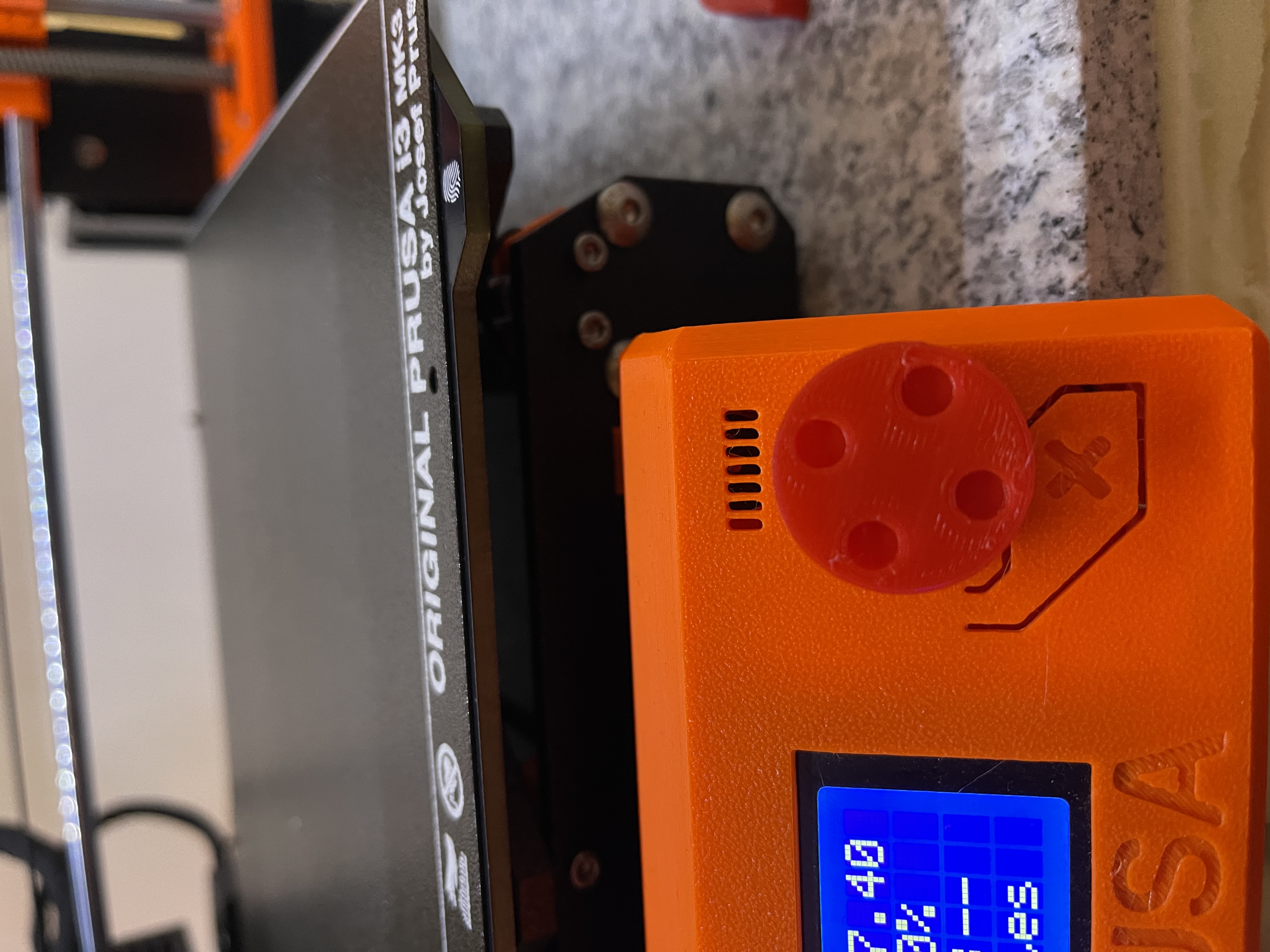 Button LCD Knop