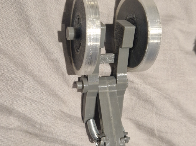 landing gear with suspension for RC aircraft