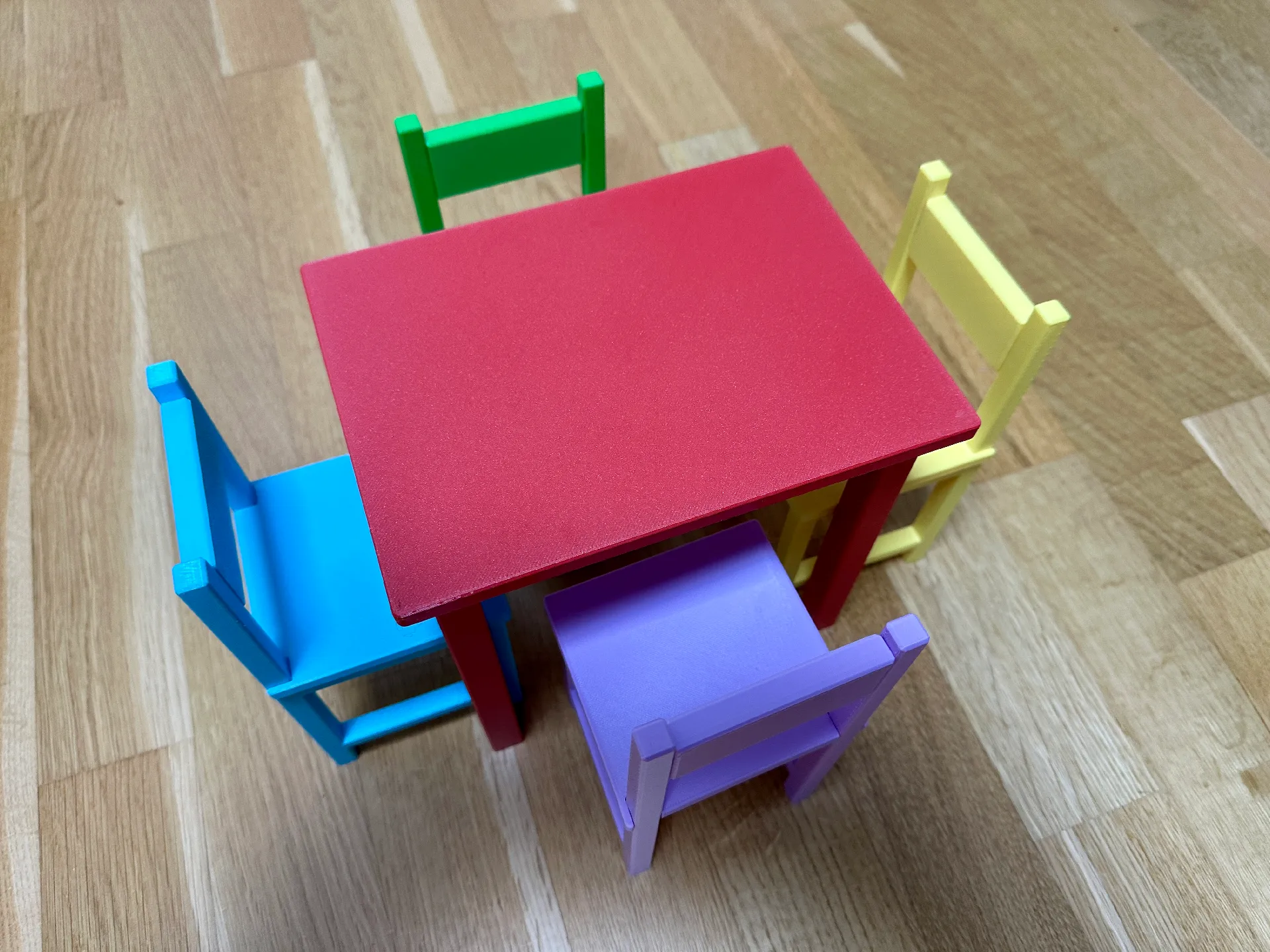Doll House - Mini Table & Chairs Set