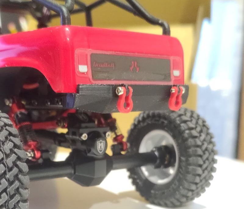 SCX24 Rear Bumper for Deadbolt